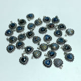 32 Pieces Pietersite Heart Pendant - Wholesale Crystals