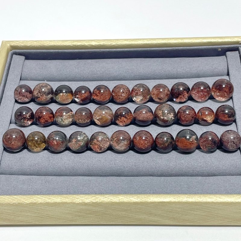 33 Pieces Mini High Quality Garden Quartz Spheres - Wholesale Crystals