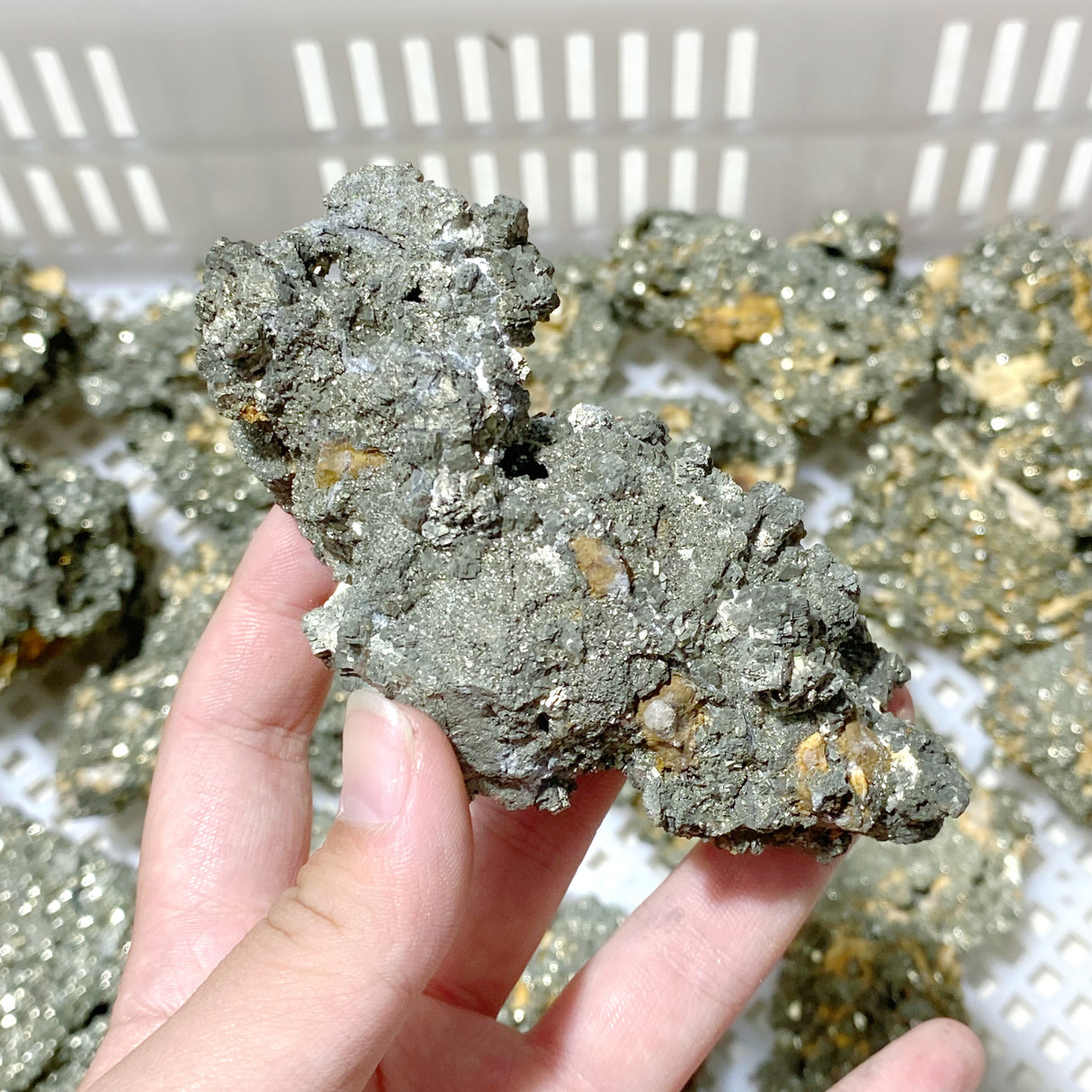 45 Pieces Raw Pyrite Stones (Sea Freight Only)