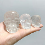 3.5 - 5.5cm Clear Quartz Skull Carving Wholesale - Wholesale Crystals
