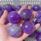 122 Pieces Amethyst Spheres (Sea Freight Only)