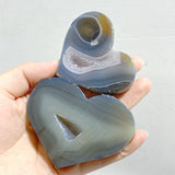 36 Pieces Geode Druzy Agate Heart -Wholesale Crystals