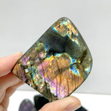 37 Pieces Beautiful High Quality Polished Purple Blue Labradorite Free Form - Wholesale Crystals