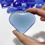 37 Pieces Blue Opalite Heart - Wholesale Crystals