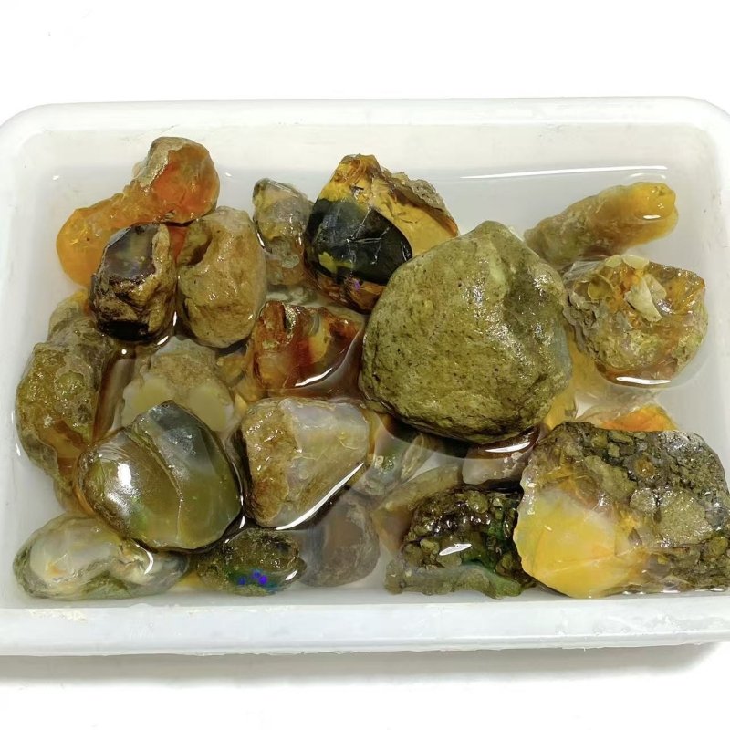 38 Pieces Natural Raw Opal Gemstone Stone - Wholesale Crystals