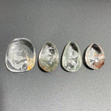 4 Pieces Dolphin Garden Quartz Inner Scene Carving