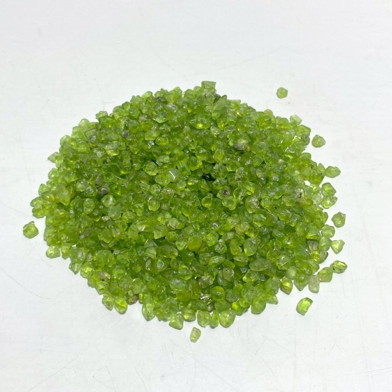 3.96kg High Quality Clear Peridot Gravel Chips - Wholesale Crystals
