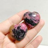3CM Beautiful Rhodonite Heart Wholesale -Wholesale Crystals