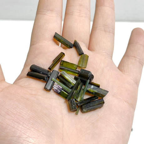235 Pieces Gem Grade Rough Green Tourmaline for Making Jewelry