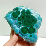 4 Pieces Beautiful Chrysocolla Mixed Malachite Slab High Quality Specimen - Wholesale Crystals