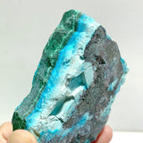 4 Pieces Beautiful Chrysocolla Mixed Malachite Slab High Quality Specimen - Wholesale Crystals