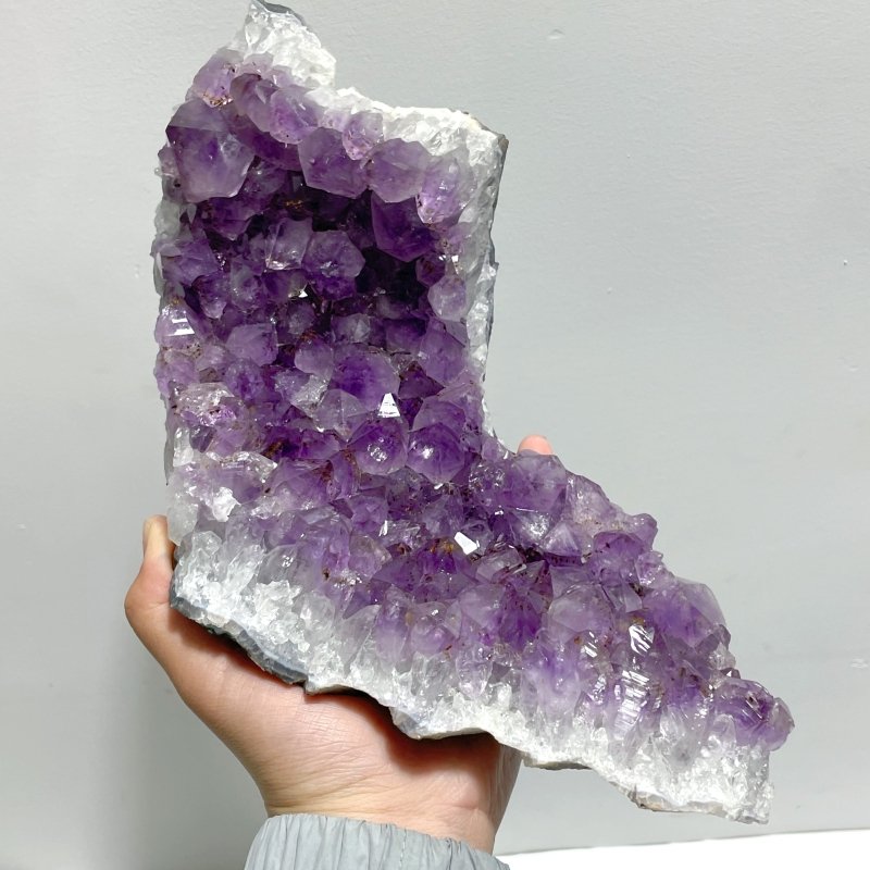 4 Pieces Beautiful Large Amethyst Cluster Specimen - Wholesale Crystals