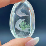 4 Pieces Dolphin Garden Quartz Inner Scene Carving - Wholesale Crystals
