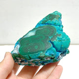 4 Pieces High Quality Beautiful Chrysocolla Mixed Malachite Slab Specimen - Wholesale Crystals