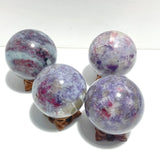 4 Pieces High Quality Large Unicorn Stone Spheres - Wholesale Crystals