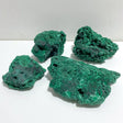 4 Pieces High Quality Raw Malachite Specimen -Wholesale Crystals