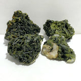 4 Pieces Large Raw Epidote Stone Specimen -Wholesale Crystals