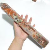 4 Pieces Tall China Agate Tower Point - Wholesale Crystals