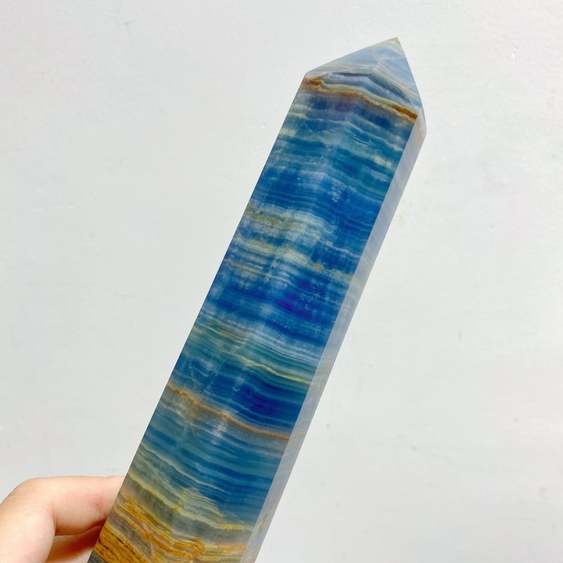 4 Pieces Tall High Quality Deep Blue Onyx Point -Wholesale Crystals