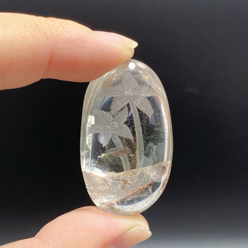 4 Pieces Tree Garden Quartz Inner Scene Carving -Wholesale Crystals
