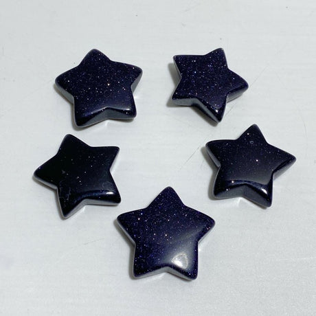 4 Types 3CM Star Carving Wholesale Africa Blood Stone Blue Sandstone -Wholesale Crystals