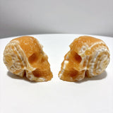 4 Types Crystal Skull Carving Wholesale Orange Calcite Garnet - Wholesale Crystals