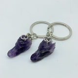 4 Types Dragon Head Crystal Keychain Carving Wholesale Green Aventurine Ocean Jasper -Wholesale Crystals