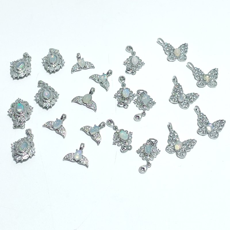 4 Types Natural Opal Crystal Pendant Wholesale - Wholesale Crystals