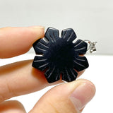 4 Types Snowflake Shape Pendants Wholesale Rose Quartz Obsidian Chevron Amethyst - Wholesale Crystals