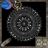 4 Zodiac Altar(1 - 1) Tarot Tablecloth - Wholesale Crystals
