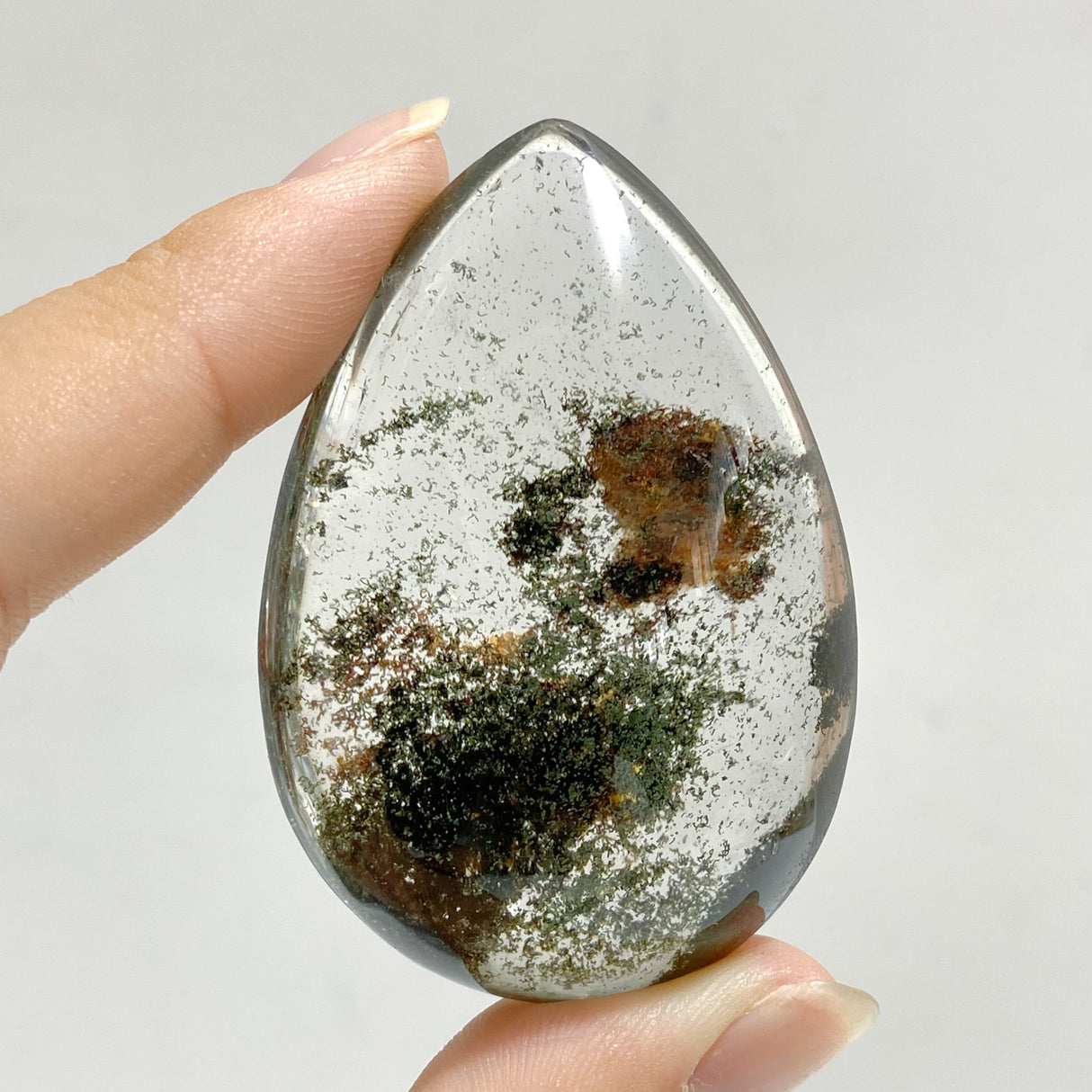 Beautiful Garden Quartz Waterdrop Shape For DIY Pendant