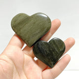 4.5 - 7.5cm Gold Sheen Obsidian Heart Wholesale - Wholesale Crystals