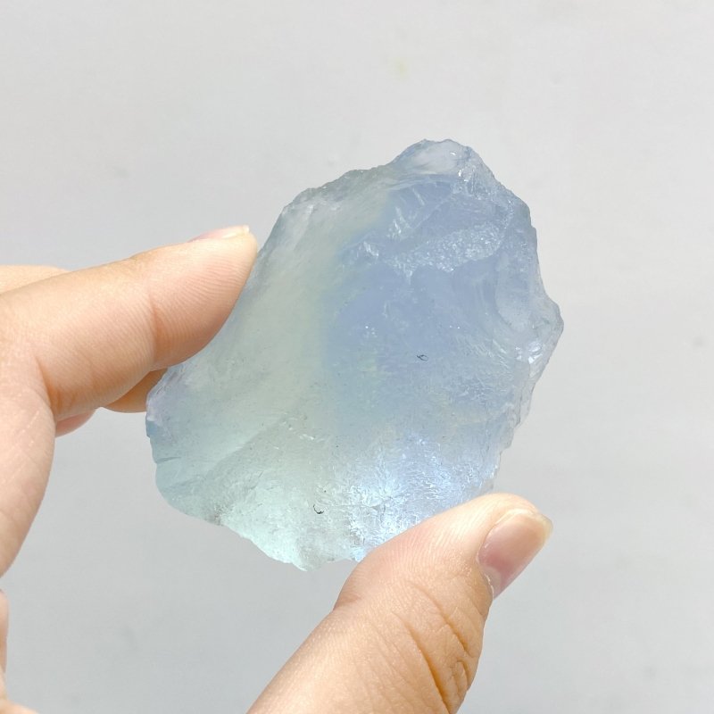 45 Pieces Blue Fluorite Mixed Calcite Raw Stone Specimen - Wholesale Crystals