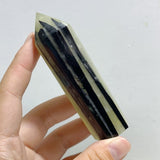 45 Pieces Heat Treatment Citrine Mixed Black Tourmaline Tower Point -Wholesale Crystals