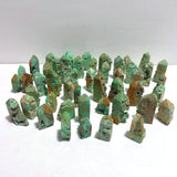 48 Pieces Indonesia Turquoise Druzy Geode Tower Points - Wholesale Crystals