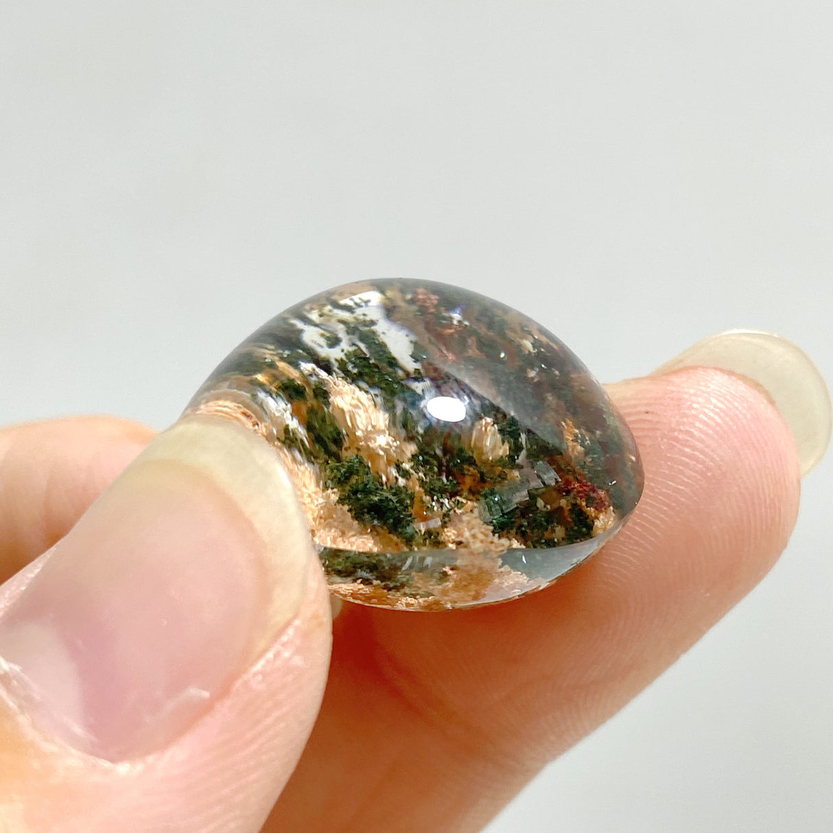 Beautiful Garden Quartz Waterdrop Shape For DIY Pendant