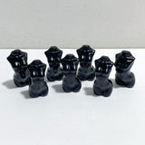 4CM Black Obsidian Goddess Carving Wholesale -Wholesale Crystals