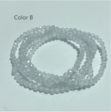 4MM Cut Faceted Cubic Zirconia Bracelet Wholesale - Wholesale Crystals