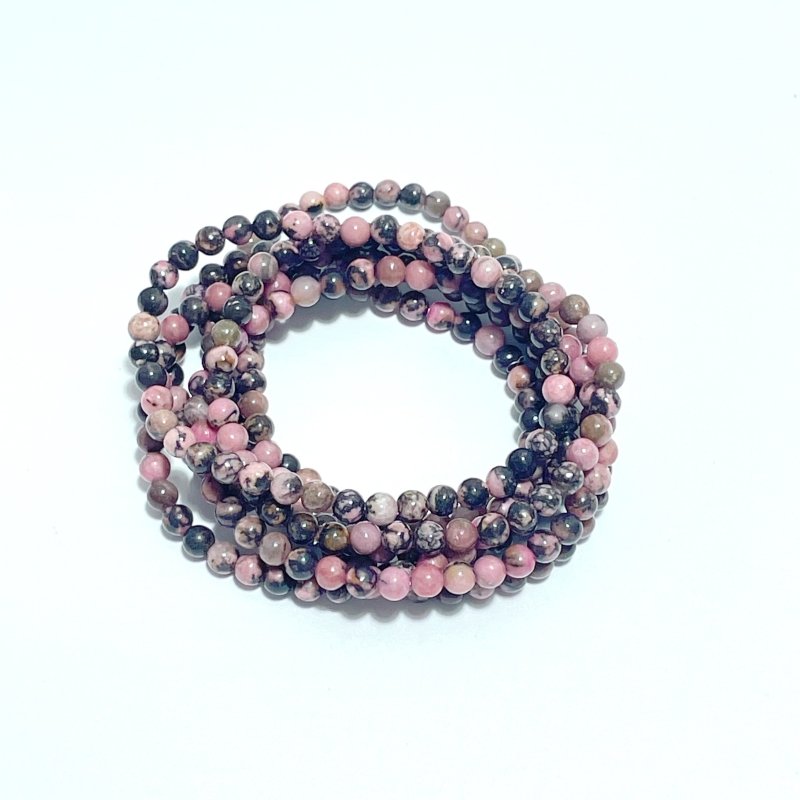 4MM Mini Beads Bracelet Wholesale Opalite Hematite Tiger Eye - Wholesale Crystals