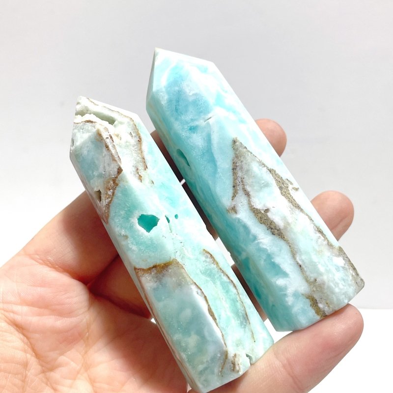 5 - 9CM Hemimorphite Tower Point Wholesale - Wholesale Crystals