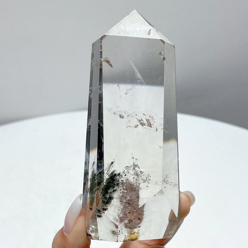 5 Pieces Beautiful Garden Quartz Tower Points 8 - 12.7cm - Wholesale Crystals