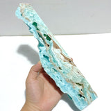 5 Pieces Large Blue Hemimorphite Four - Sided Tower Point Raw Side - Wholesale Crystals