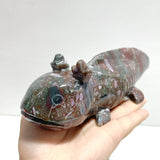 5 Pieces Large Ocean Jasper Newt Carving - Wholesale Crystals