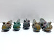 5 Pieces Large Ocean Jasper Newt Carving - Wholesale Crystals
