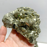 5 Pieces Raw Pyrite Mixed Calcite Specimen Mineral - Wholesale Crystals