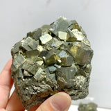 5 Pieces Raw Pyrite Mixed Calcite Specimen Mineral - Wholesale Crystals