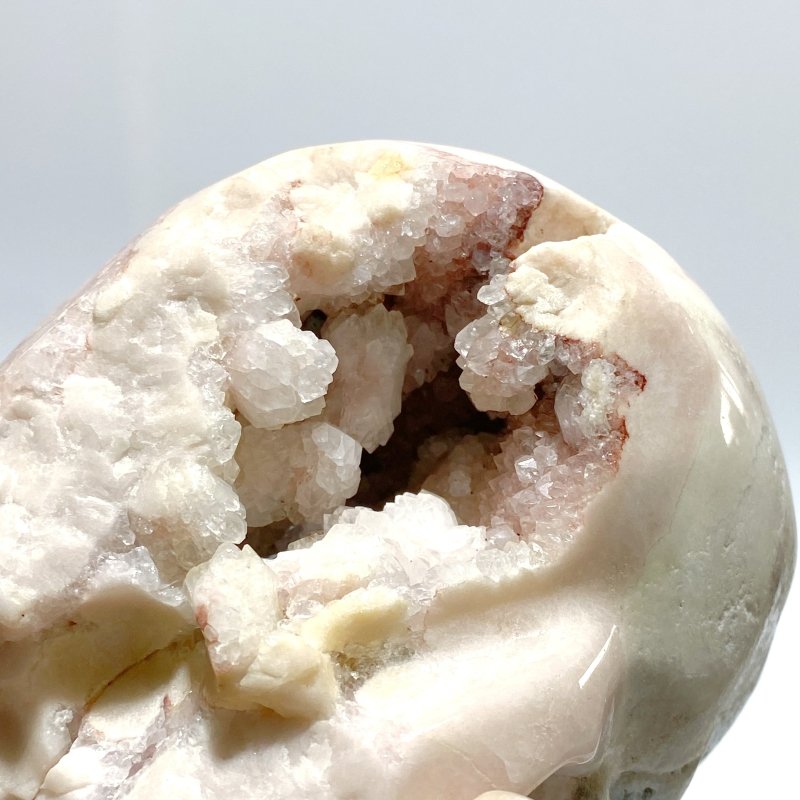 5 Pieces Sakura Agate Skull Carving Clearance - Wholesale Crystals