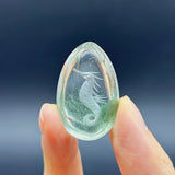 5 Pieces Seahorse Garden Quartz Inner Scene Carving - Wholesale Crystals