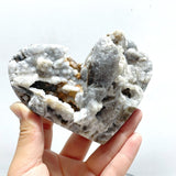 5 Pieces Sphalerite Heart With Stand - Wholesale Crystals