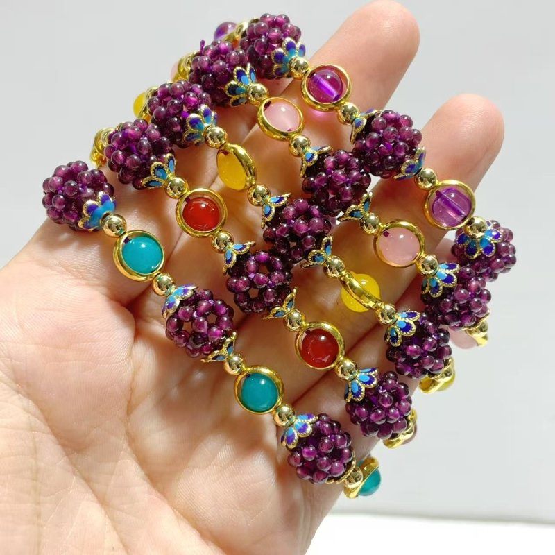 5 Types Garnet DIY Bracelets Wholesale - Wholesale Crystals